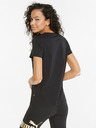 Puma Черна дамска тениска с щампа Puma