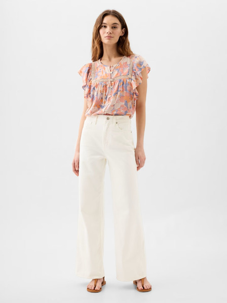 GAP Дънки Wide Leg с висока талия GAP