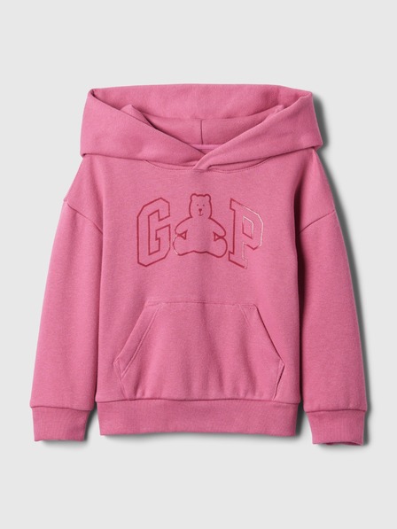 GAP Бебешки суитчер с лого и качулка GAP