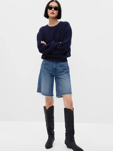 GAP Плетен къс пуловер GAP