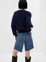 GAP Плетен къс пуловер GAP