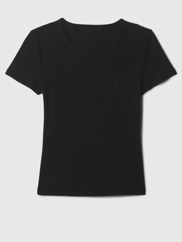 GAP Ребрести тениска с лого GAP