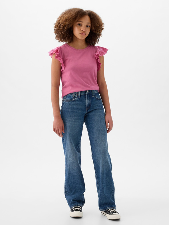 GAP Детска тениска с волани GAP