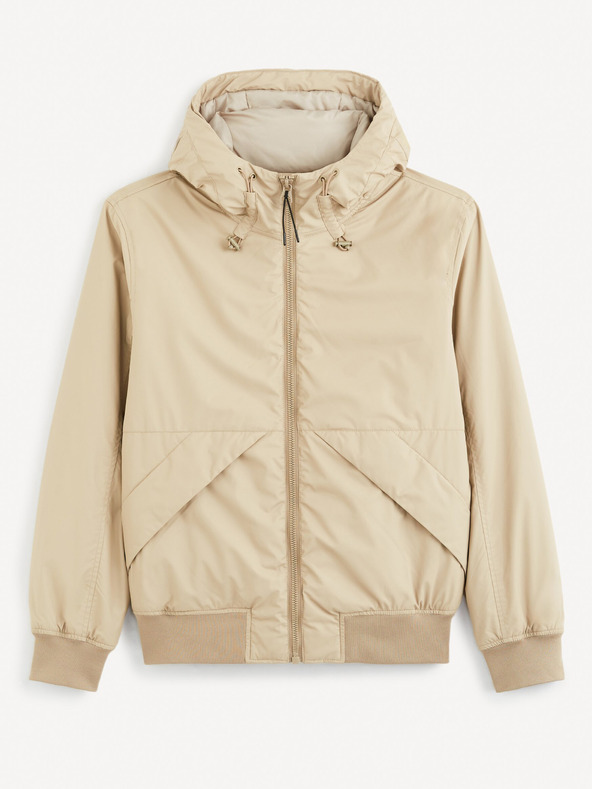 Celio Бежово мъжко яке Celio Guhoodie