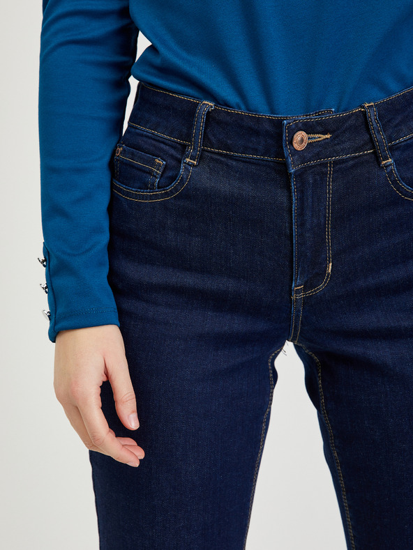 Orsay Тъмносини дамски straight fit дънки ORSAY