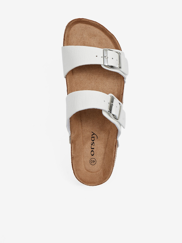 Orsay Бели дамски чехли ORSAY