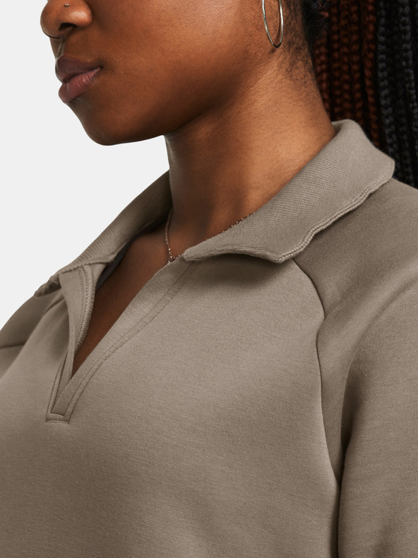 Under Armour Дамско горнище Under Armour Unstoppable Flc Rugby Crop