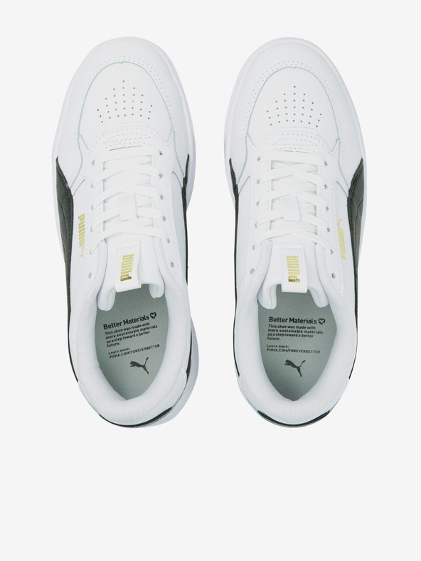 Puma Бели дамски маратонки Karmen Rebelle с кожена платформа