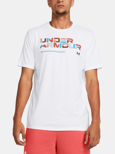 Under Armour Мъжка тениска Under Armour UA Colorblock Wordmark SS