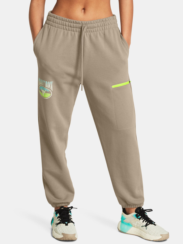 Under Armour Дамски спортен панталон Under Armour Pjt Rck Q1 HW Terry Pant