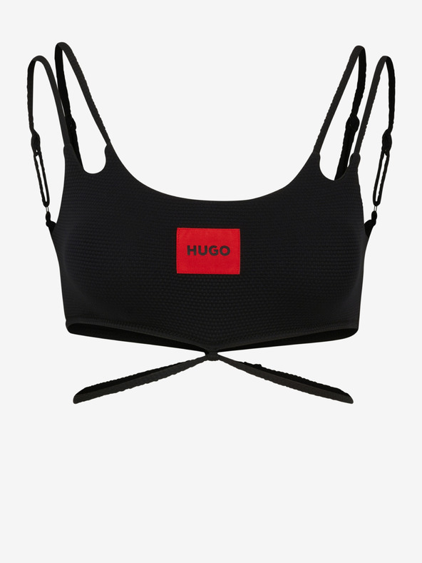 HUGO Черен дамски топ с бански HUGO