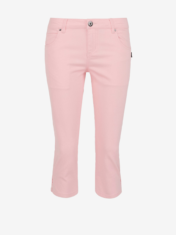 Sam 73 Светлорозови дамски три четвърти дънки с вталена кройка SAM 73 Amara