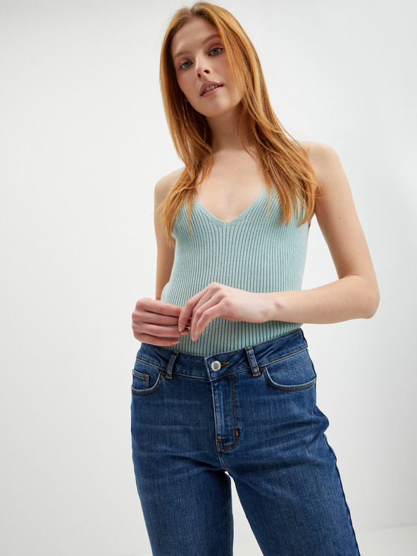 Orsay Тъмносини дамски къси straight fit дънки ORSAY