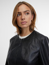 Orsay Черно дамско яке от изкуствена кожа ORSAY