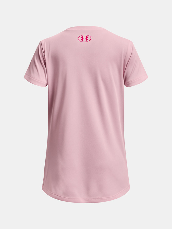 Under Armour Момичешка тениска Under Armour Tech Solid Print Fill BL SSC