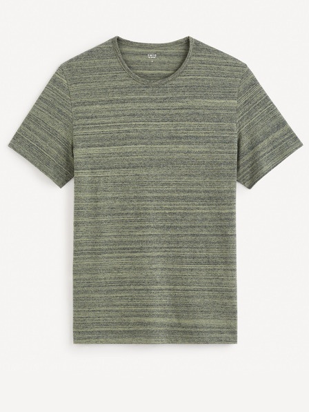 Celio Зелено-сива мъжка тениска Celio Gejecte