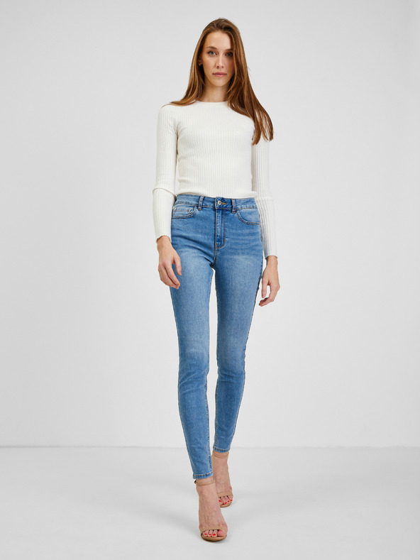 Orsay Светлосини дамски skinny fit дънки ORSAY
