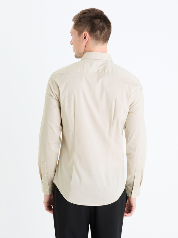 Celio Бежова мъжка риза Celio Masantal1