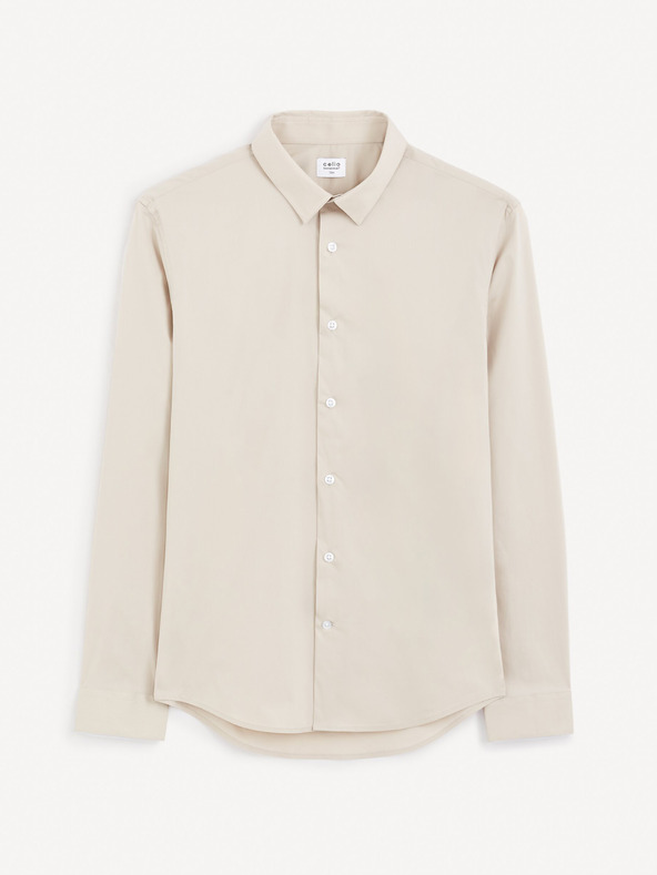 Celio Бежова мъжка риза Celio Masantal1