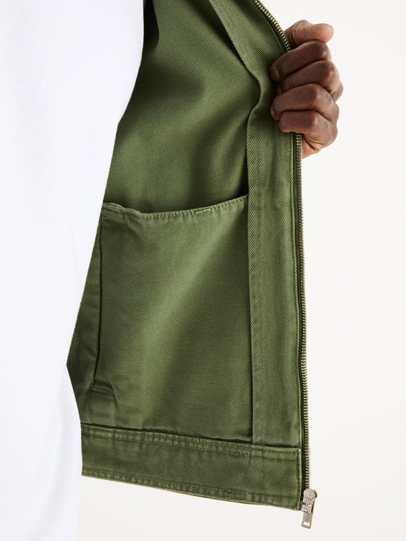 Celio Зелено мъжко дънково яке Celio Gudean
