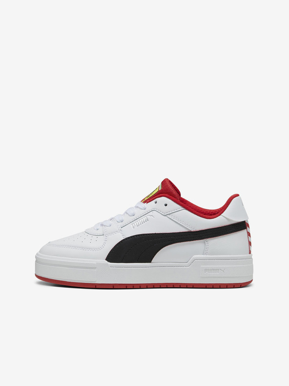 Puma Бели кожени маратонки Puma Ferrari CA Pro