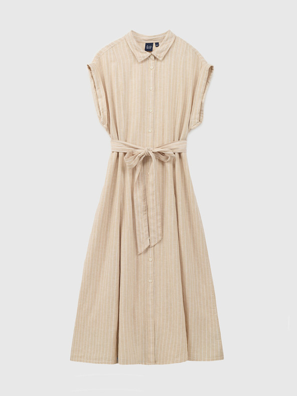 GAP Ленени ризови миди рокли GAP