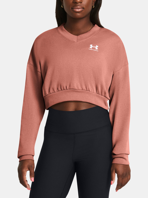 Under Armour Дамски суитшърт Under Armour UA Rival Terry OS Crop Crw