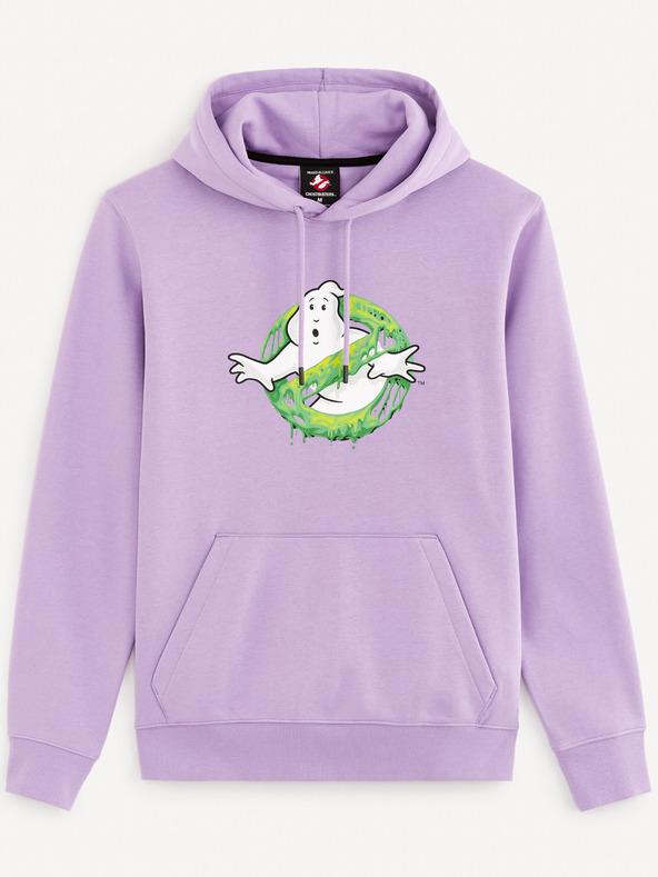 Celio Светлолилав мъжки суитшърт Celio Ghostbusters