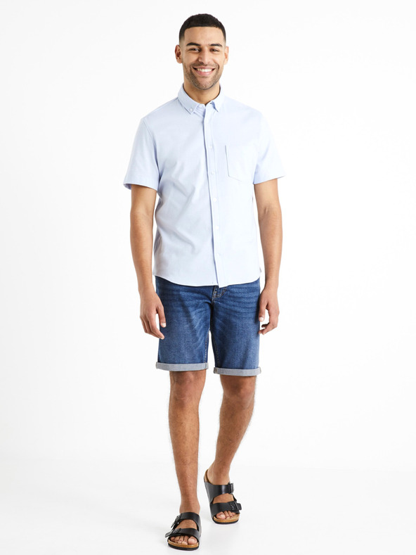 Celio Светлосиня мъжка основна риза Celio