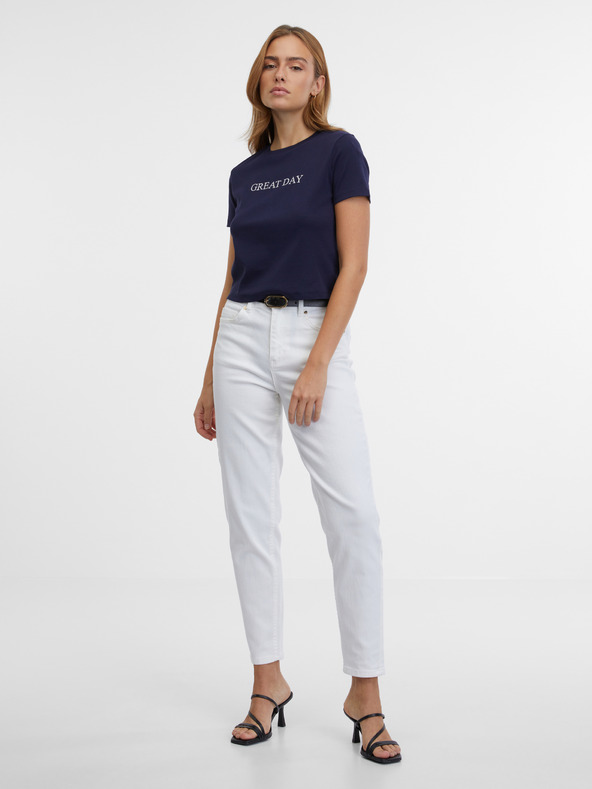 Orsay Тъмносиня дамска тениска ORSAY