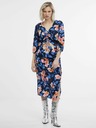 Orsay Розово-синя дамска пола на цветя ORSAY