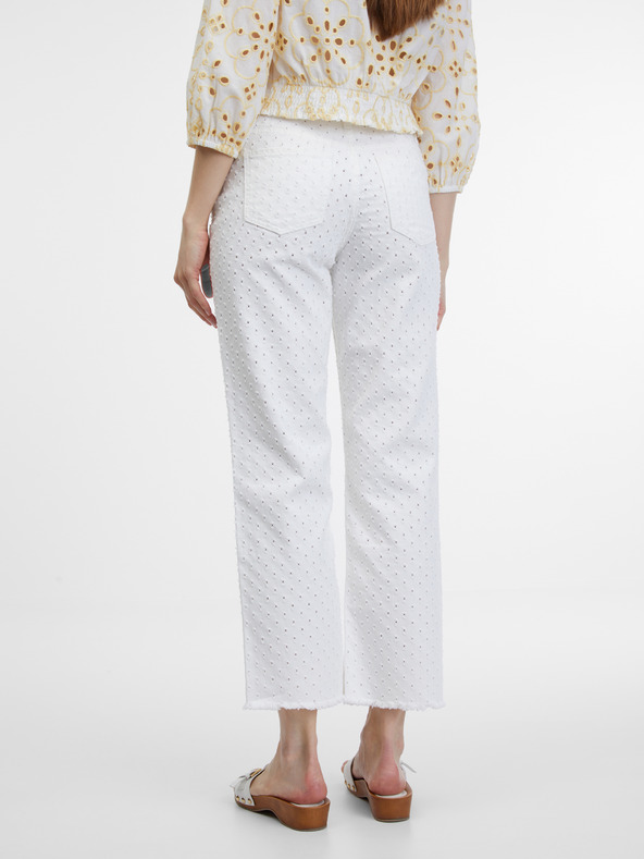 Orsay Бял дамски панталон ORSAY