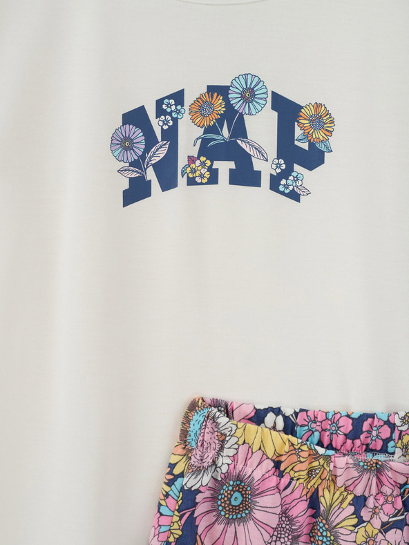 GAP Детска пижама с лого GAP