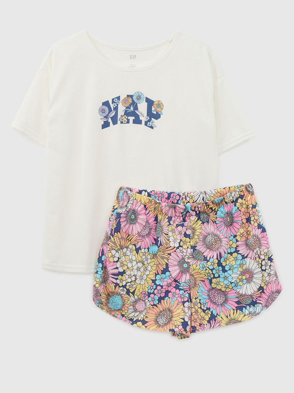 GAP Детска пижама с лого GAP