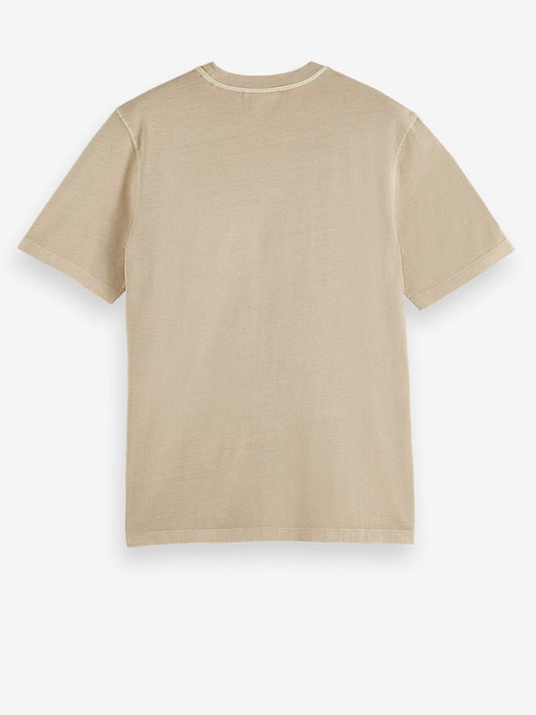Scotch & Soda Бежова мъжка тениска Scotch & Soda