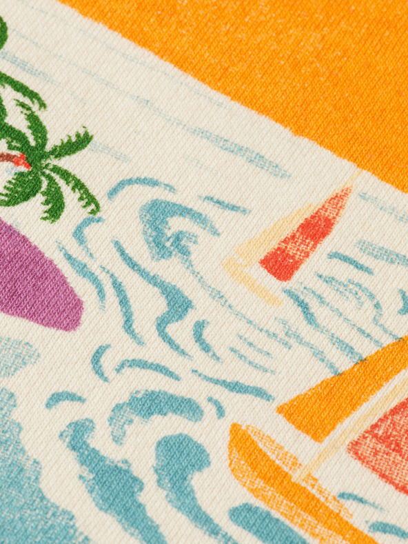 Scotch & Soda Кремаво мъжко яке с качулка Scotch & Soda