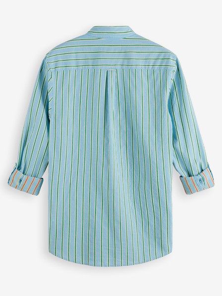 Scotch & Soda Светлосиня мъжка раирана тениска Scotch & Soda