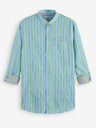 Scotch & Soda Светлосиня мъжка раирана тениска Scotch & Soda