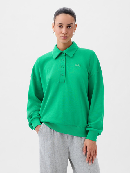 GAP Oversize суитшърт с яка GAP