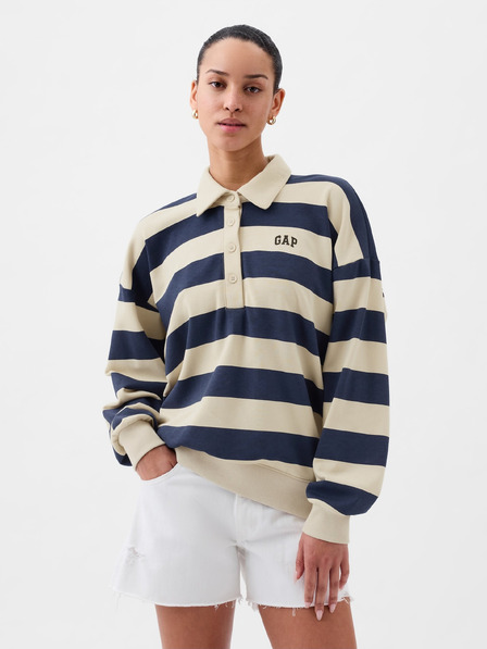 GAP Oversize суитшърт с яка GAP