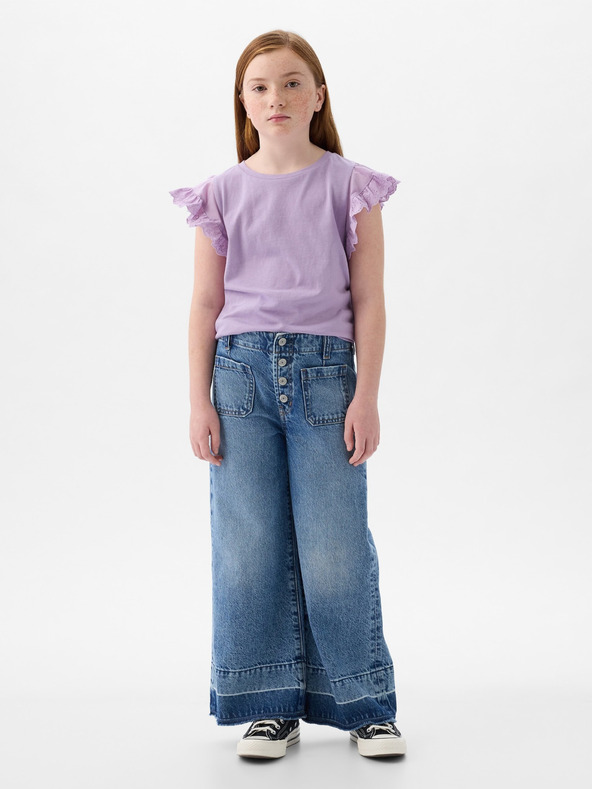 GAP Детска тениска с волани GAP