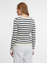 Orsay Кремава дамска жилетка на райе ORSAY