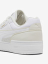 Puma Бели мъжки маратонки от естествена кожа Puma CA Pro Lux III