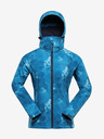 ALPINE PRO Синьо шарено дамско софтшел яке ALPINE PRO HOORA