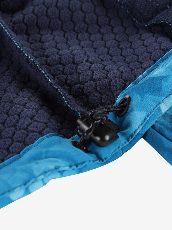ALPINE PRO Синьо шарено дамско софтшел яке ALPINE PRO HOORA