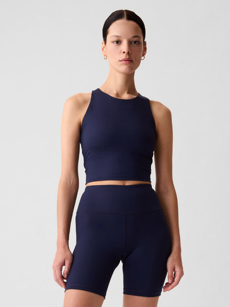GAP Спортен сутиен GapFit висока яка скъсен GAP