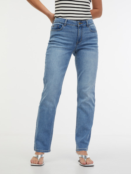 Orsay Светлосини дамски straight fit дънки ORSAY