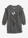 GAP Бебешка суитшъртова рокля Gap & Disney GAP