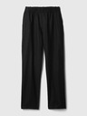 GAP Панталони с висок пас от ленена смес GAP