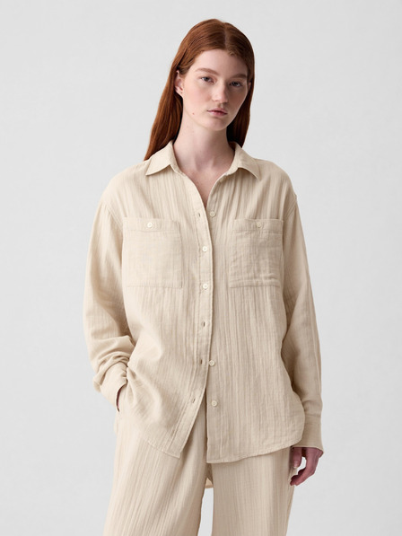 GAP Мушамена риза oversize GAP